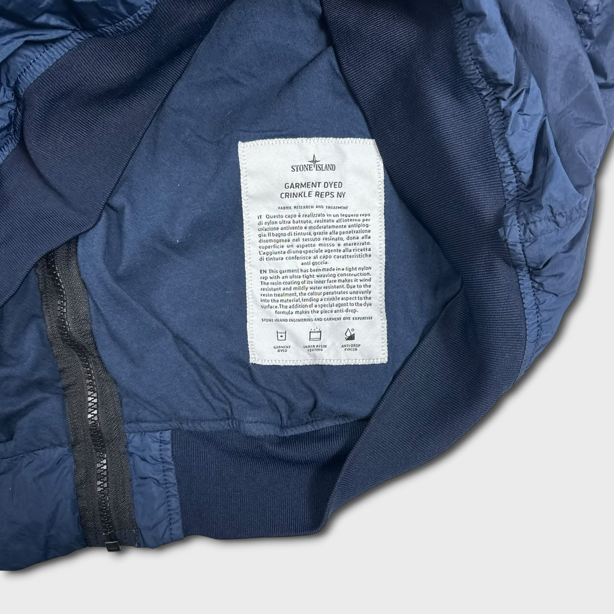 Stone Island Garment Dyed Crinkle Reps NY Jacket 3XL