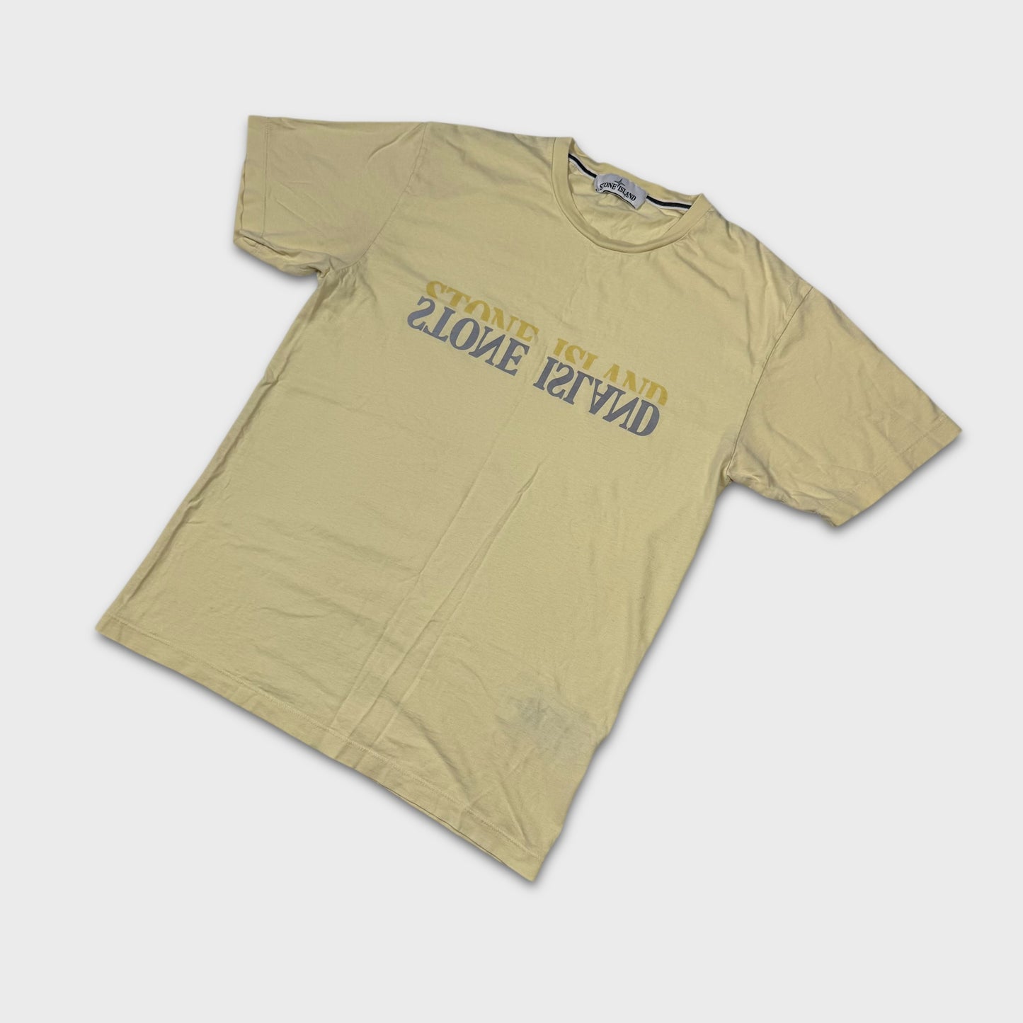 Stone Island Yellow Reflective T-Shirt M