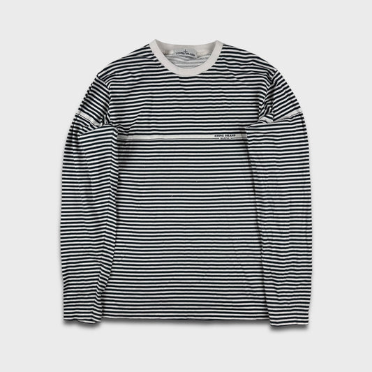 Stone Island Marina Stripe Longsleeve T-Shirt L