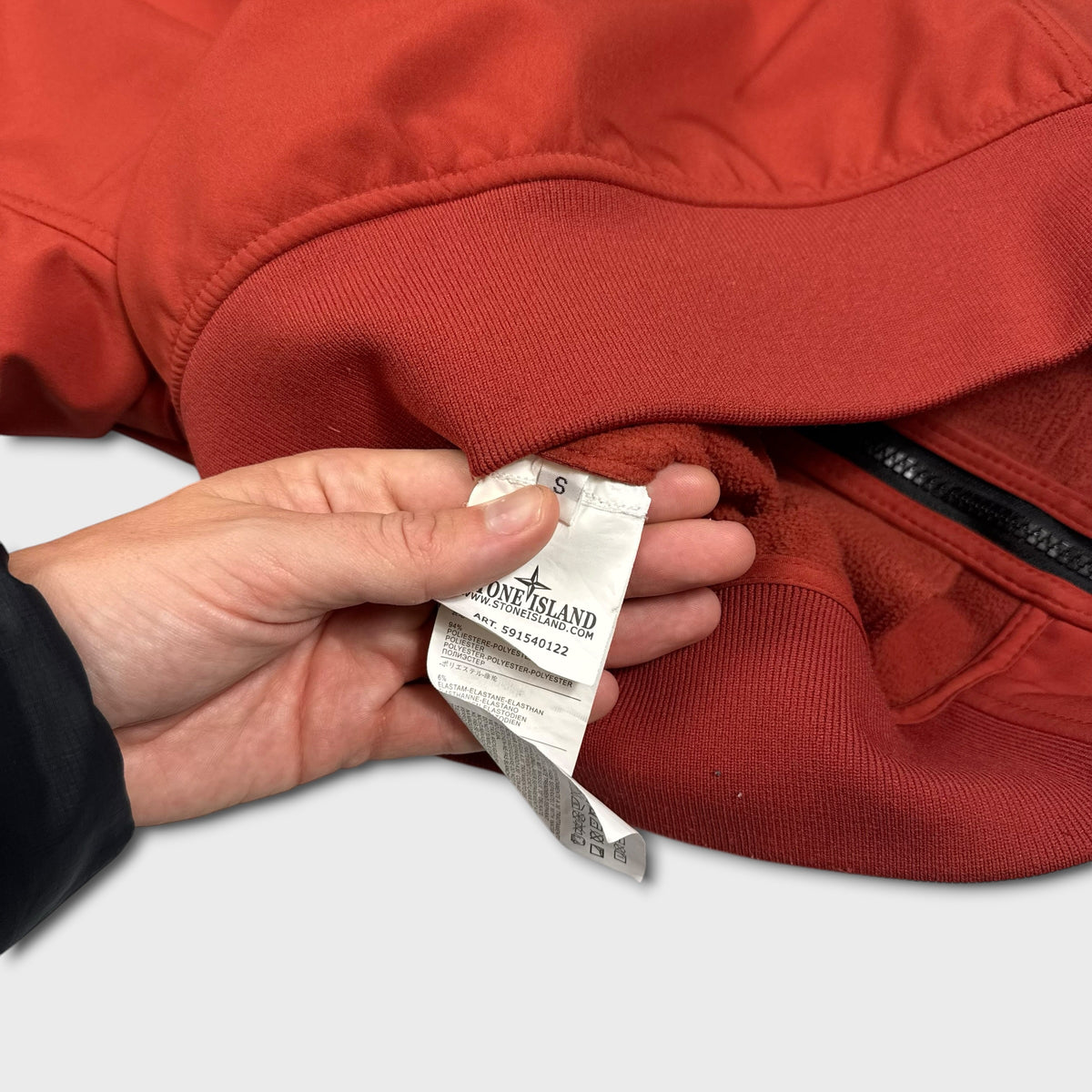 Stone Island Red Soft Shell-R Jacket S