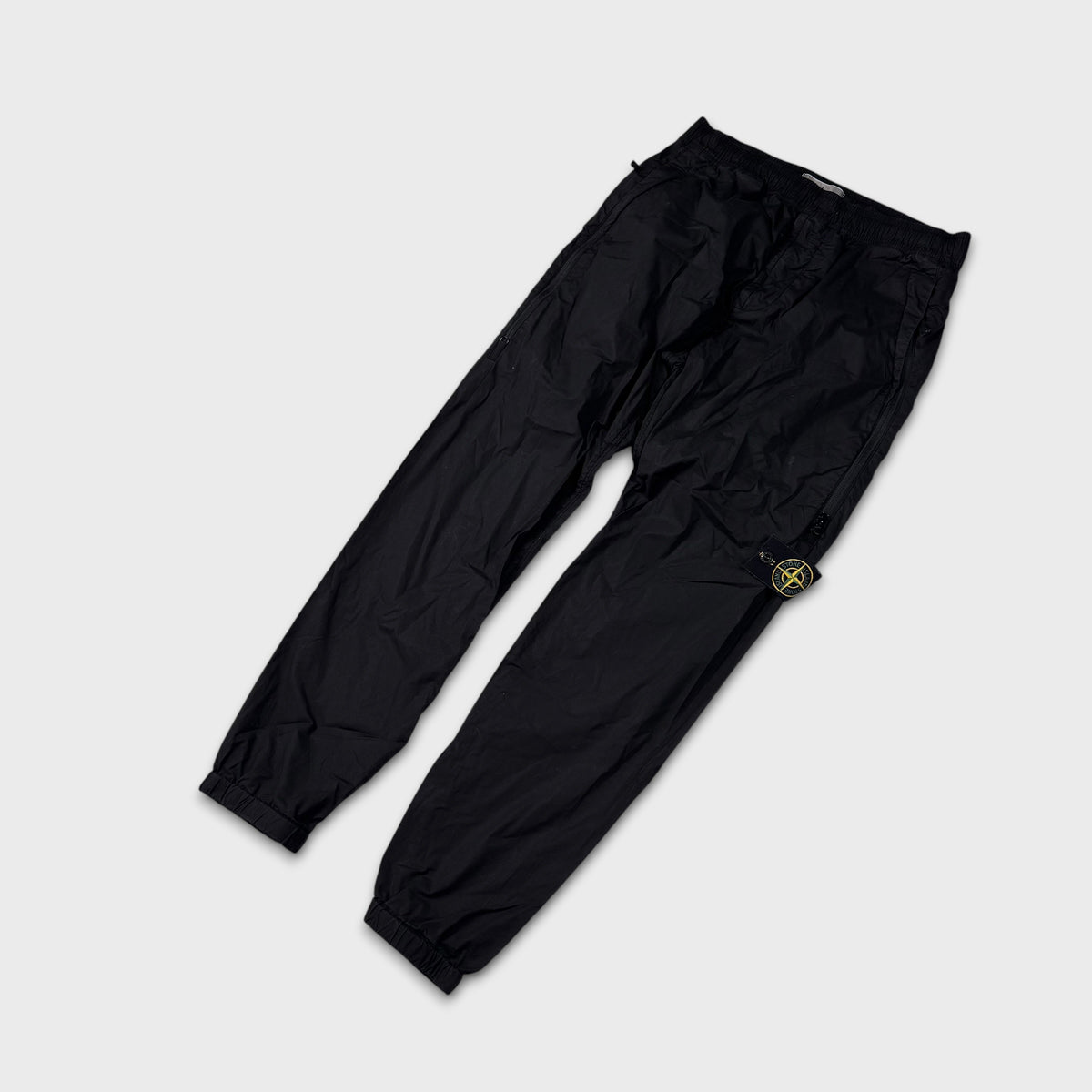 Stone Island Black Tela Cargo Pants W30