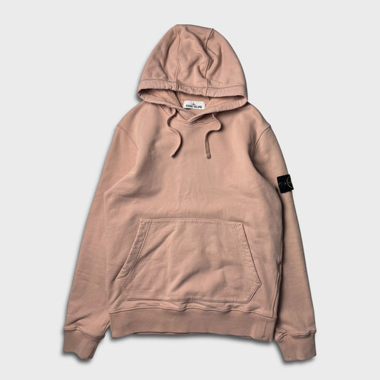 Stone Island Peach Pullover Hoodie M