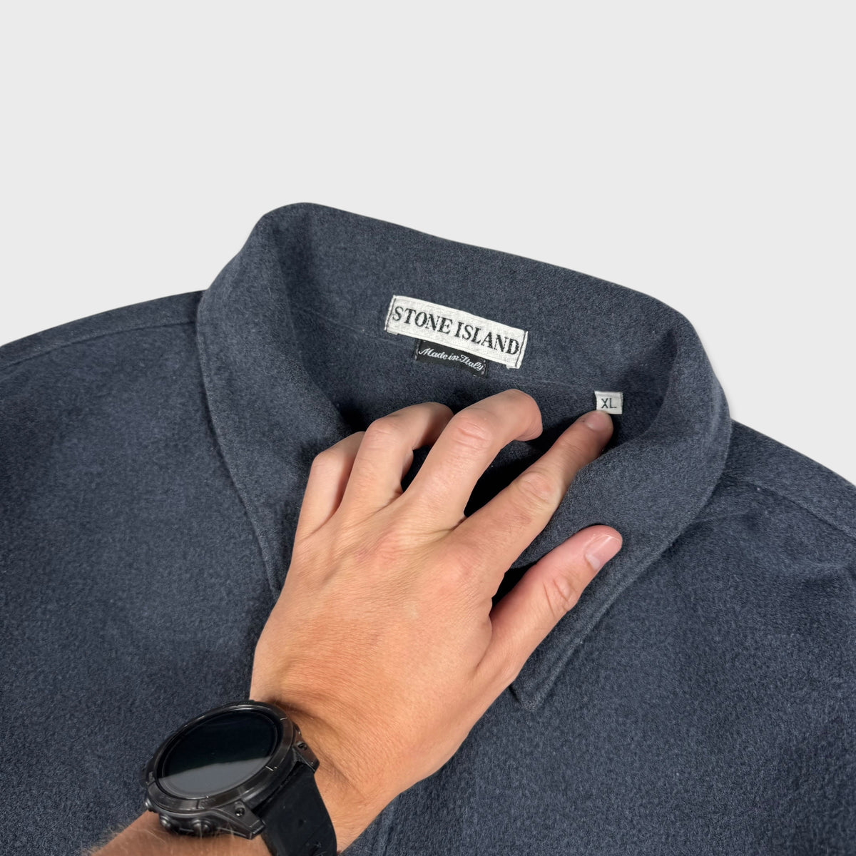 Stone Island AW1998 Wool Pullover Overshirt XL