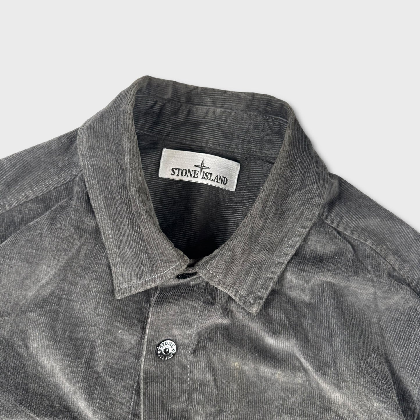 Stone Island Fine Corduroy Badge Overshirt M