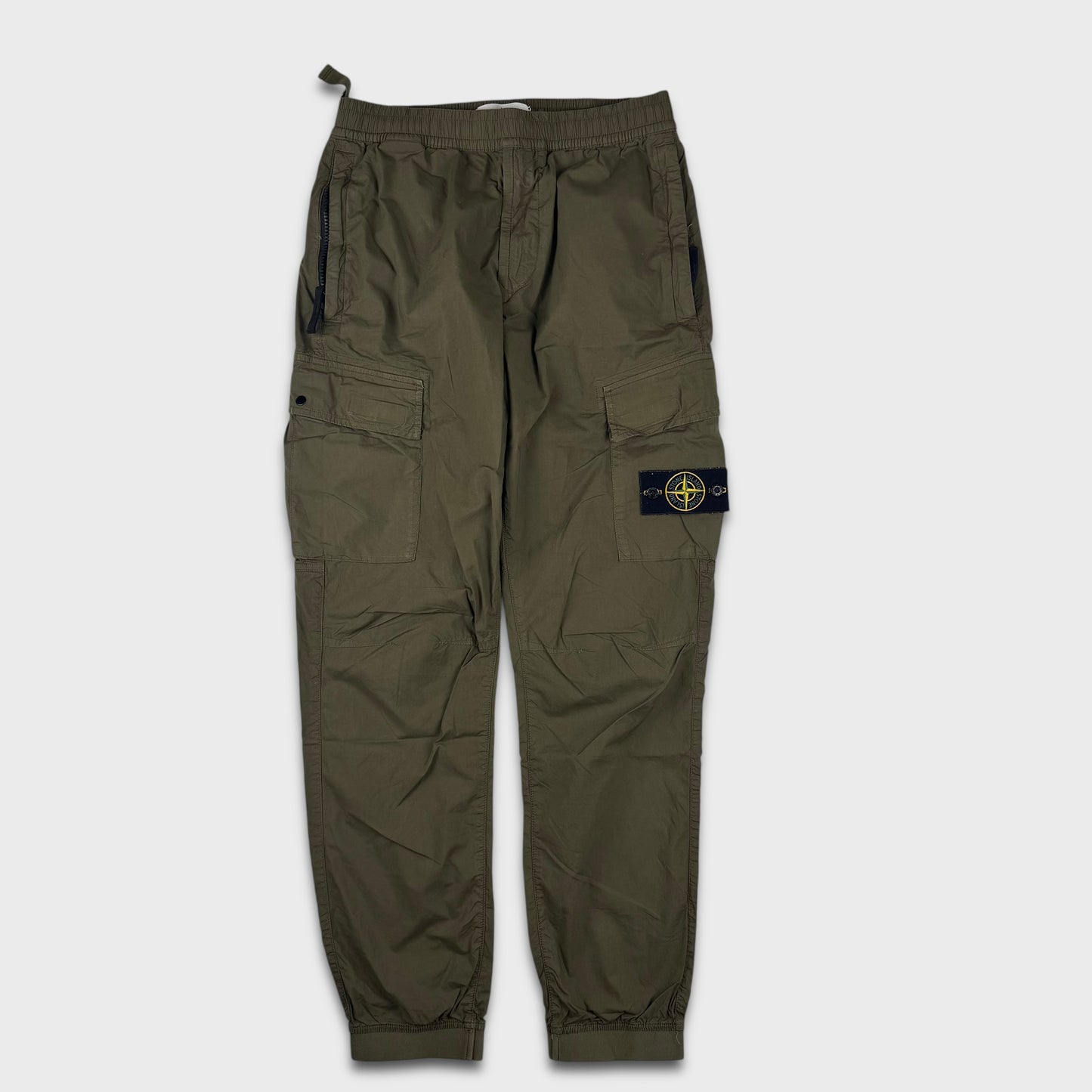 Stone Island Olive Cargo Pants W30