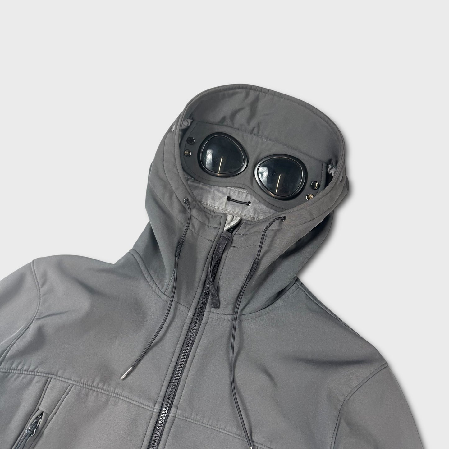 CP Company Charcoal Grey Goggle Soft Shell Jacket M