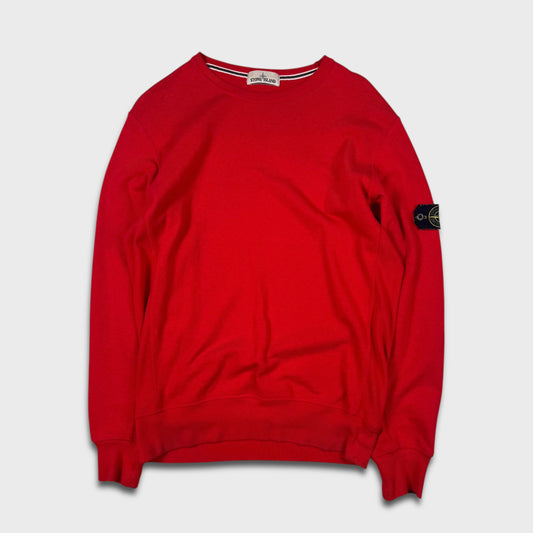 Stone Island Red Crewneck Sweatshirt XL