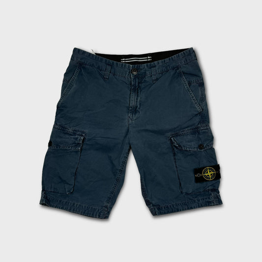 Stone Island Navy Cargo Shorts W30