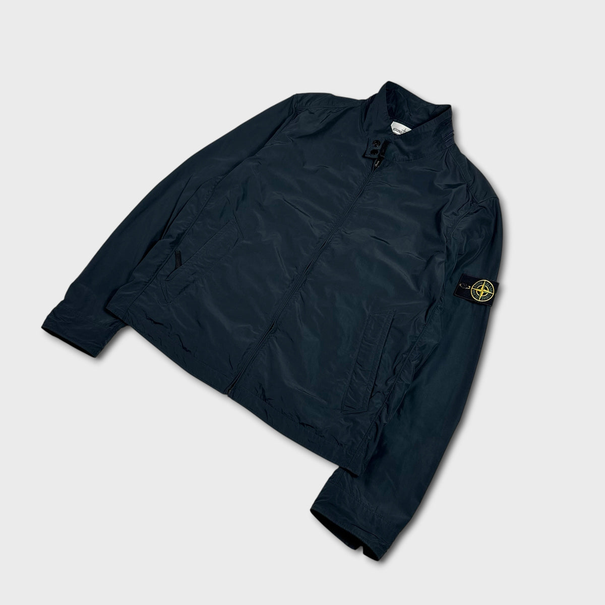 Stone Island Navy Micro Reps Weatherproof Jacket XXL