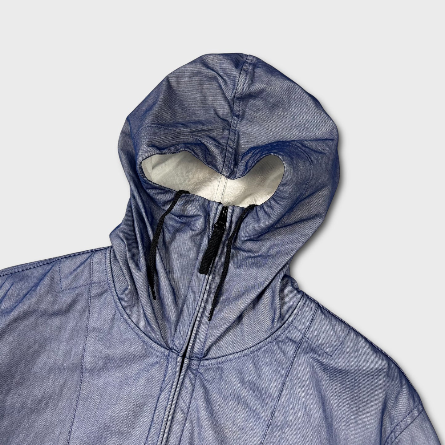 Stone Island 2007 Snowflake Tyvek Mesh Badge Jacket M