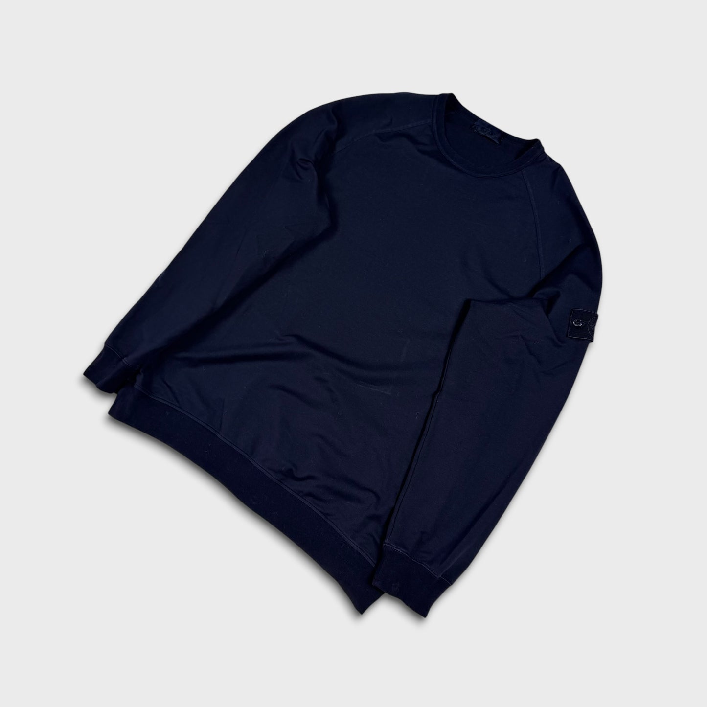 Stone Island Navy Ghost Cotton Crewneck XXL