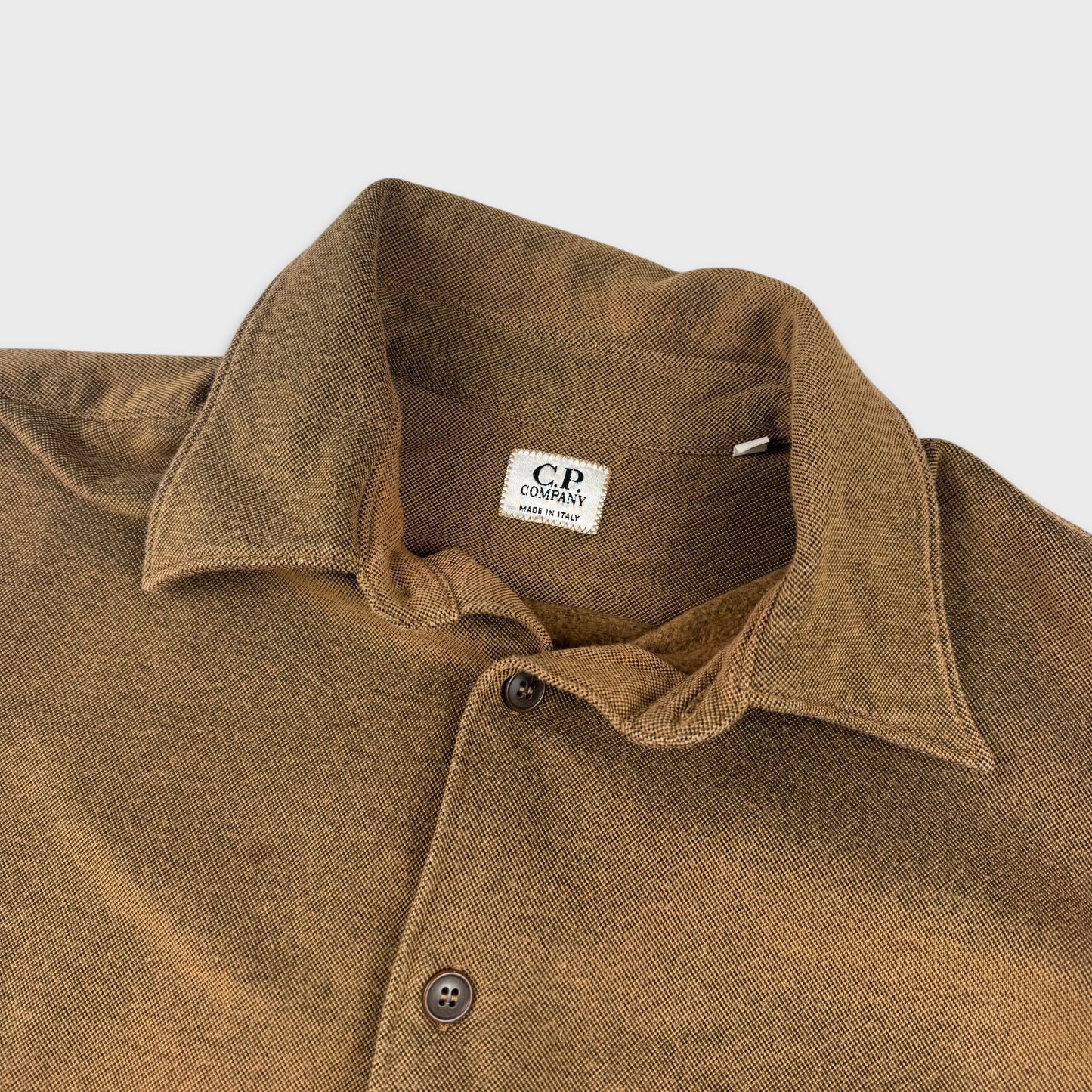 CP Company Vintage Brown Button Shirt L