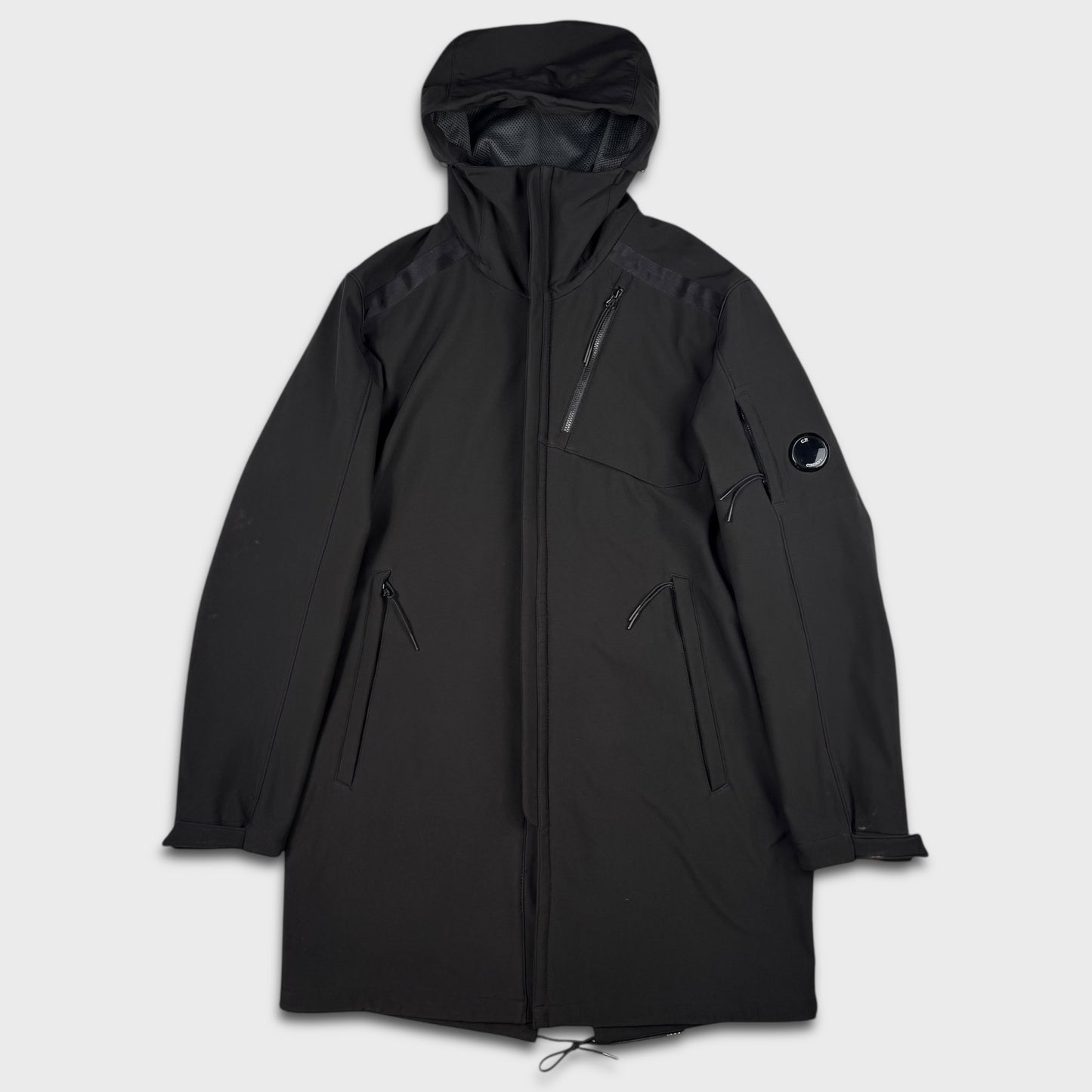 CP Company Soft Shell Fleece Hooded Parka Jacket M