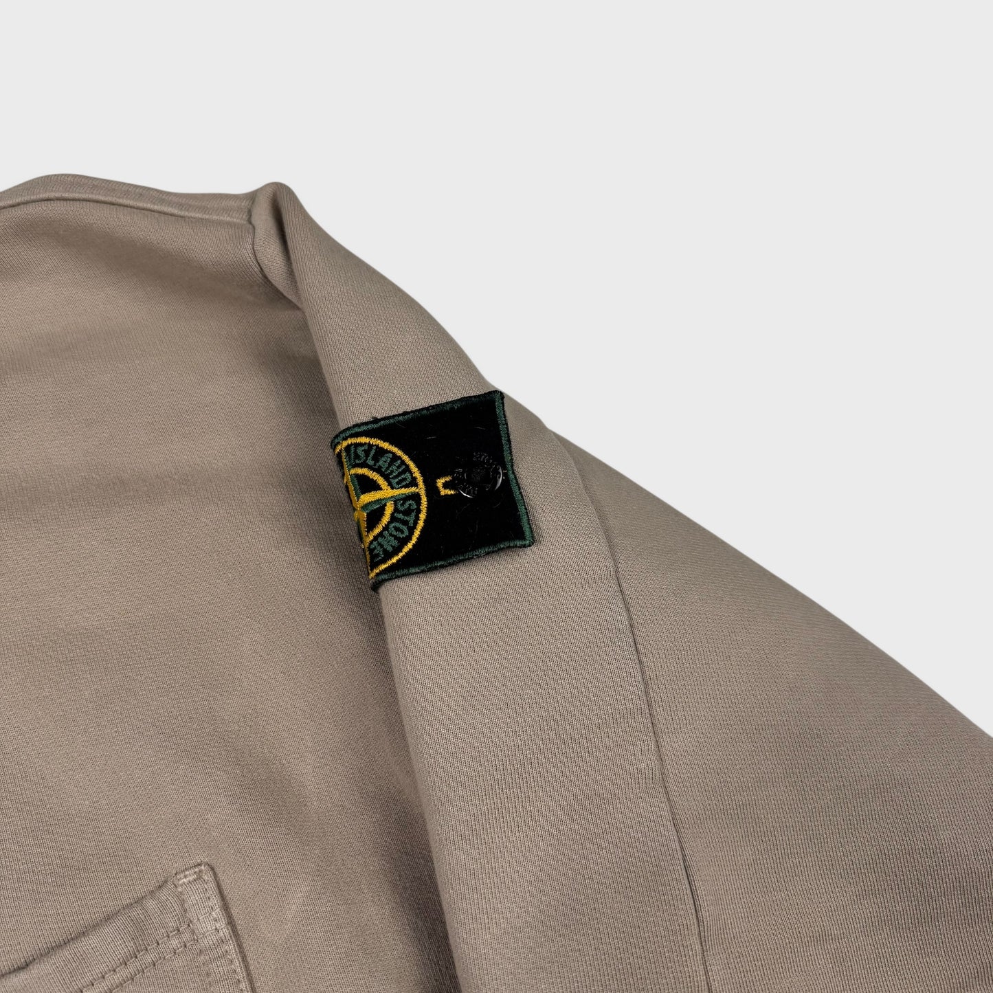 Stone Island AW96 Button ‘Green Edge’ Sweatshirt XXL