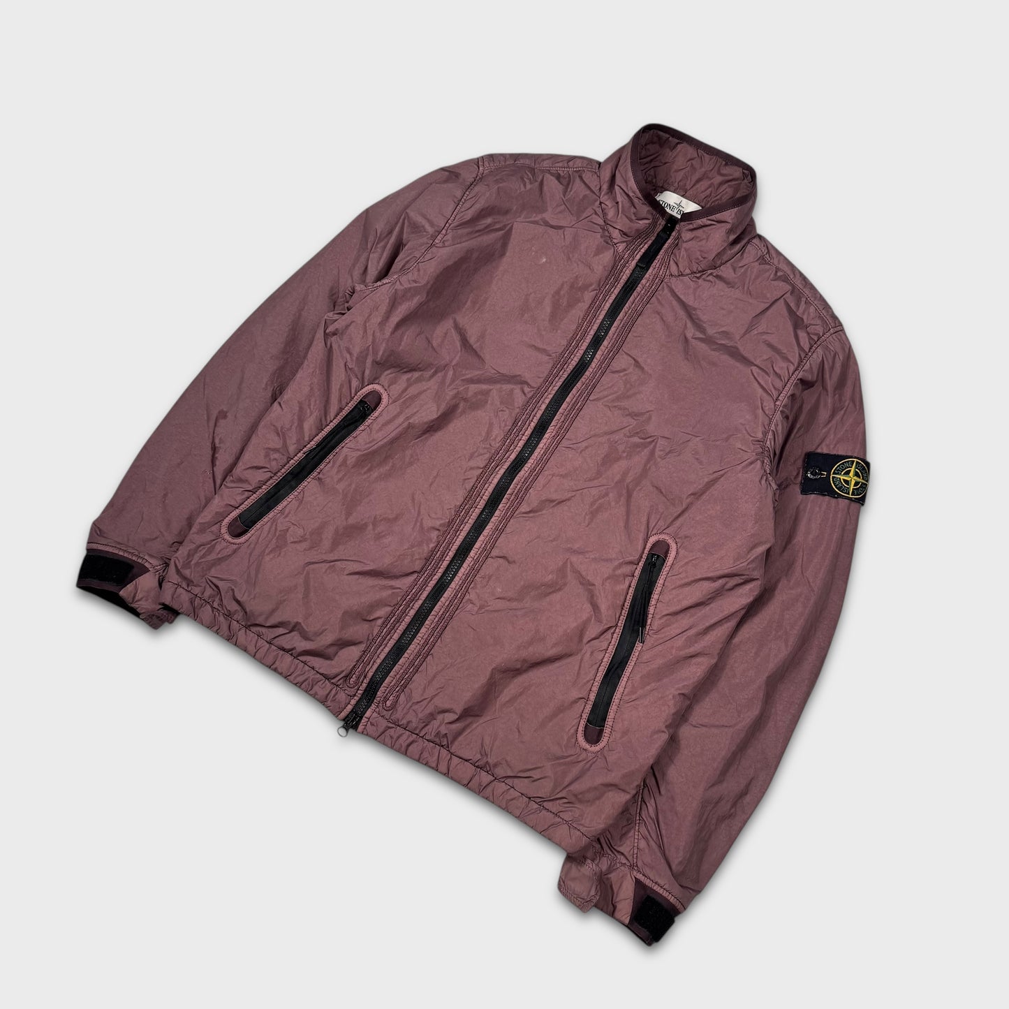 Stone Island Garment Dyed Crinkle Reps NY Jacket L
