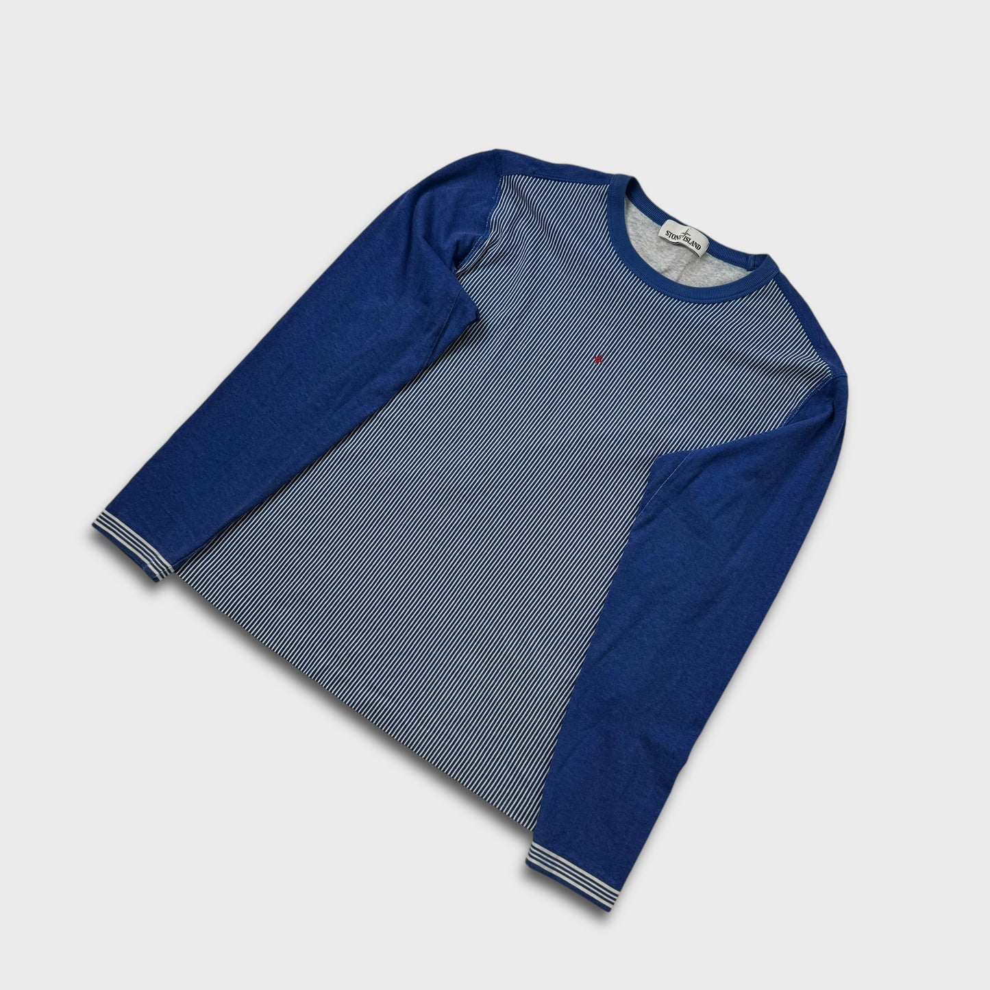 Stone Island Blue Marina Longsleeve T-Shirt M