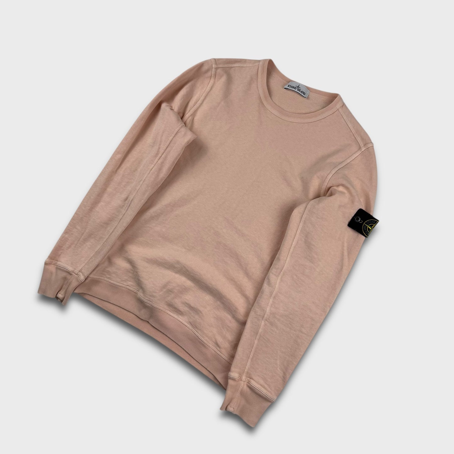 Stone Island Peach Crewneck Sweatshirt M