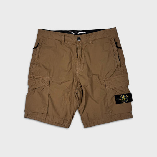 Stone Island Tan Cargo Shorts W33