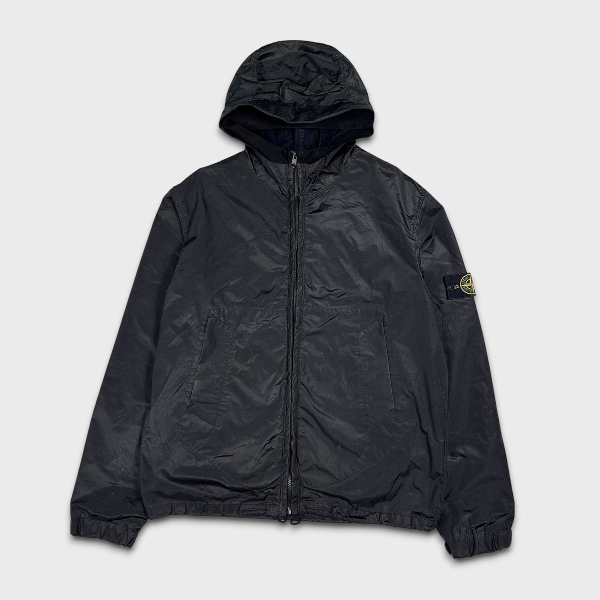 Stone Island 2007 Nylon Shimmer Flock Jacket XL