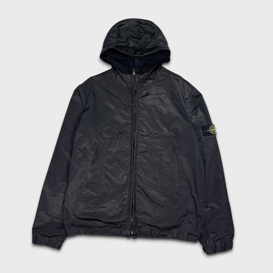 Stone Island 2007 Nylon Shimmer Flock Jacket XL