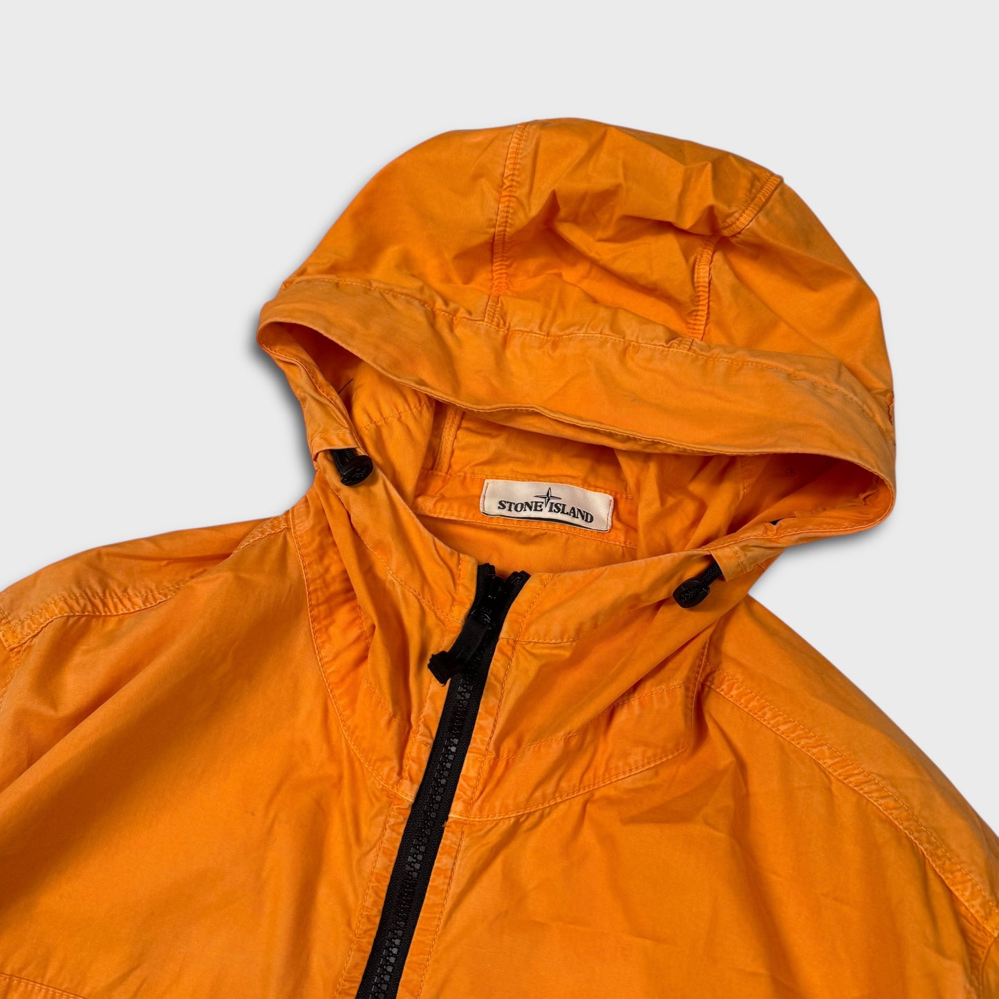 Stone Island Hooded Orange Overshirt Jacket XXL