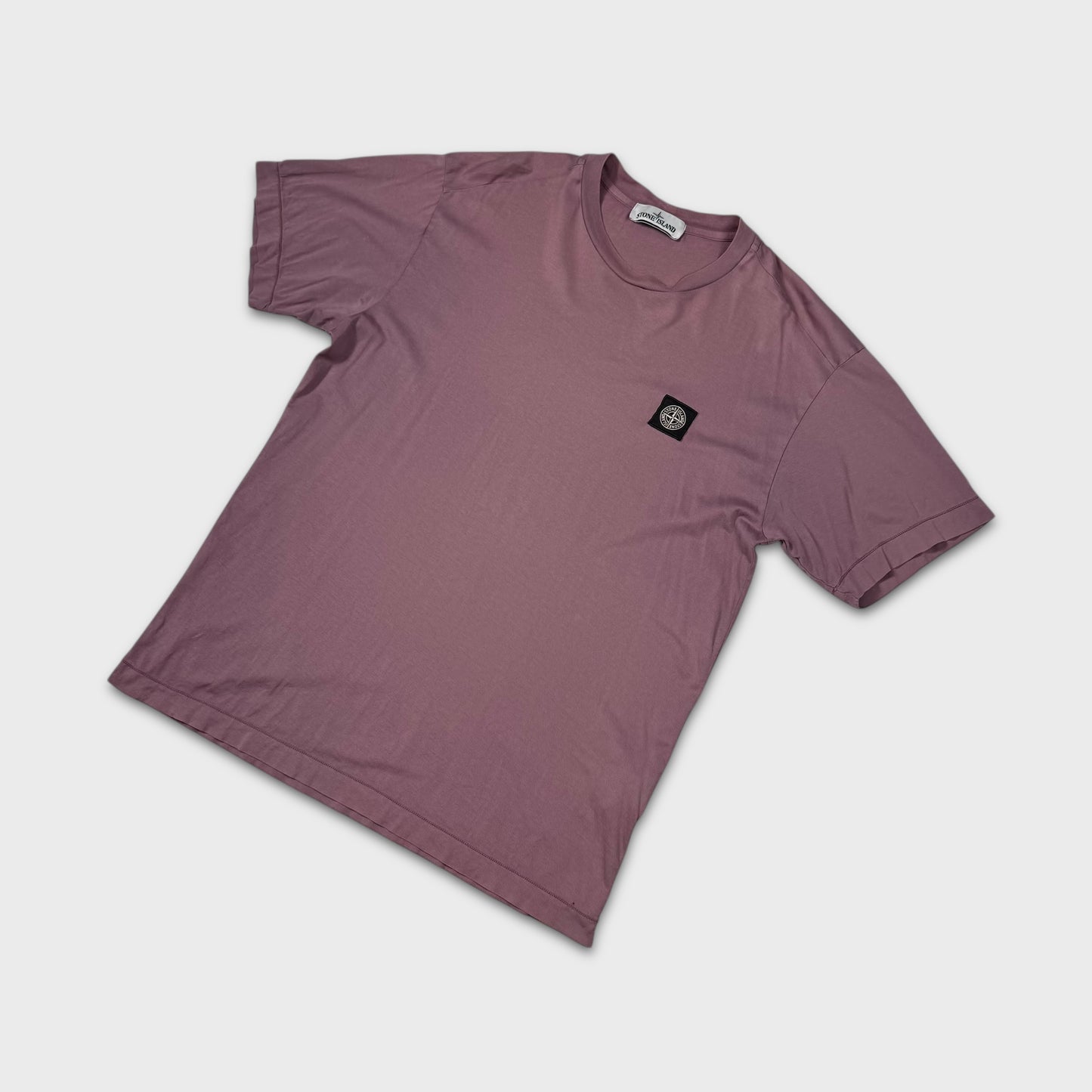 Stone Island Muave Compass Logo T-Shirt L