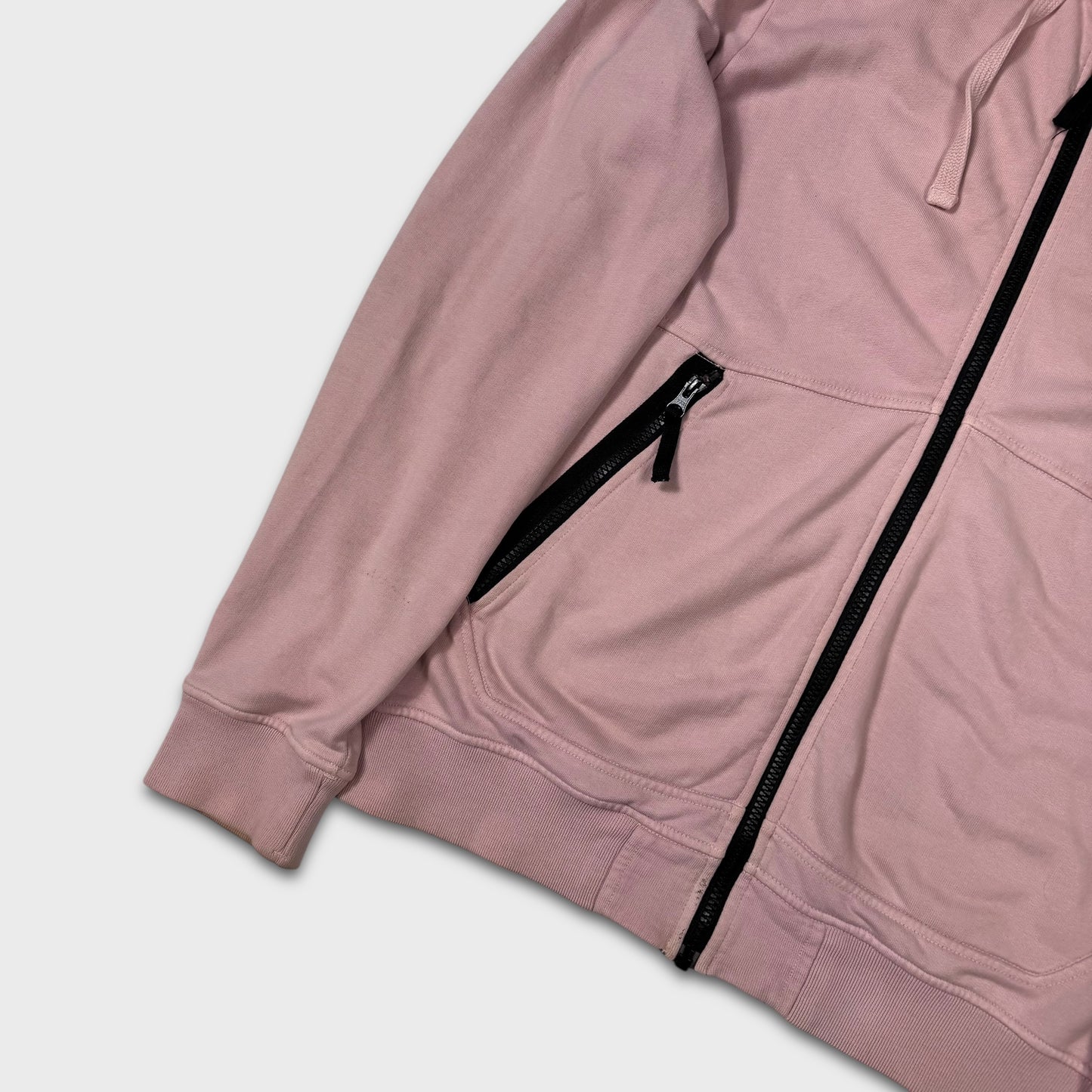 Stone Island Dusty Pink Zip Hoodie L