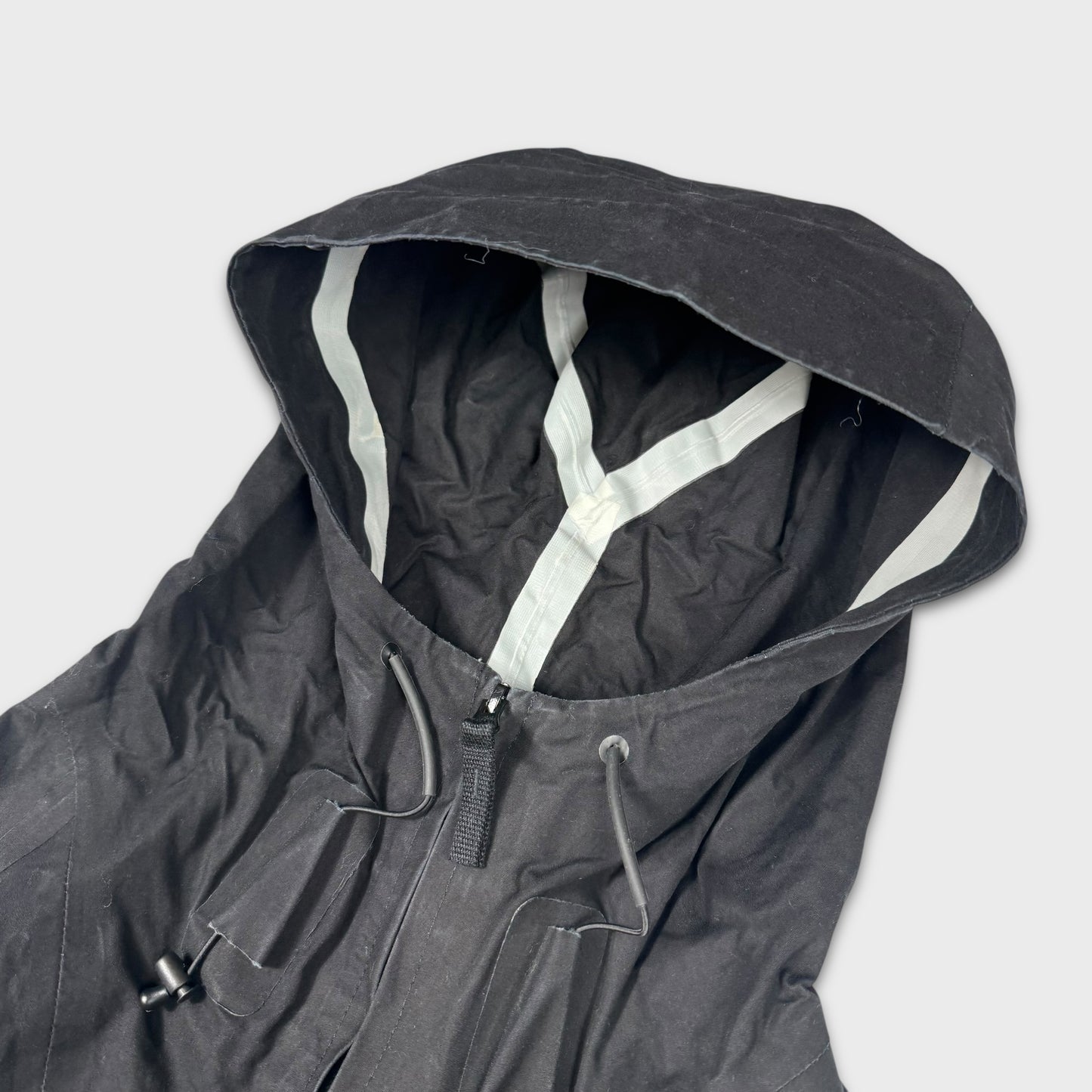 Stone Island 2008 Ventile Taped Seam Hooded Jacket XL