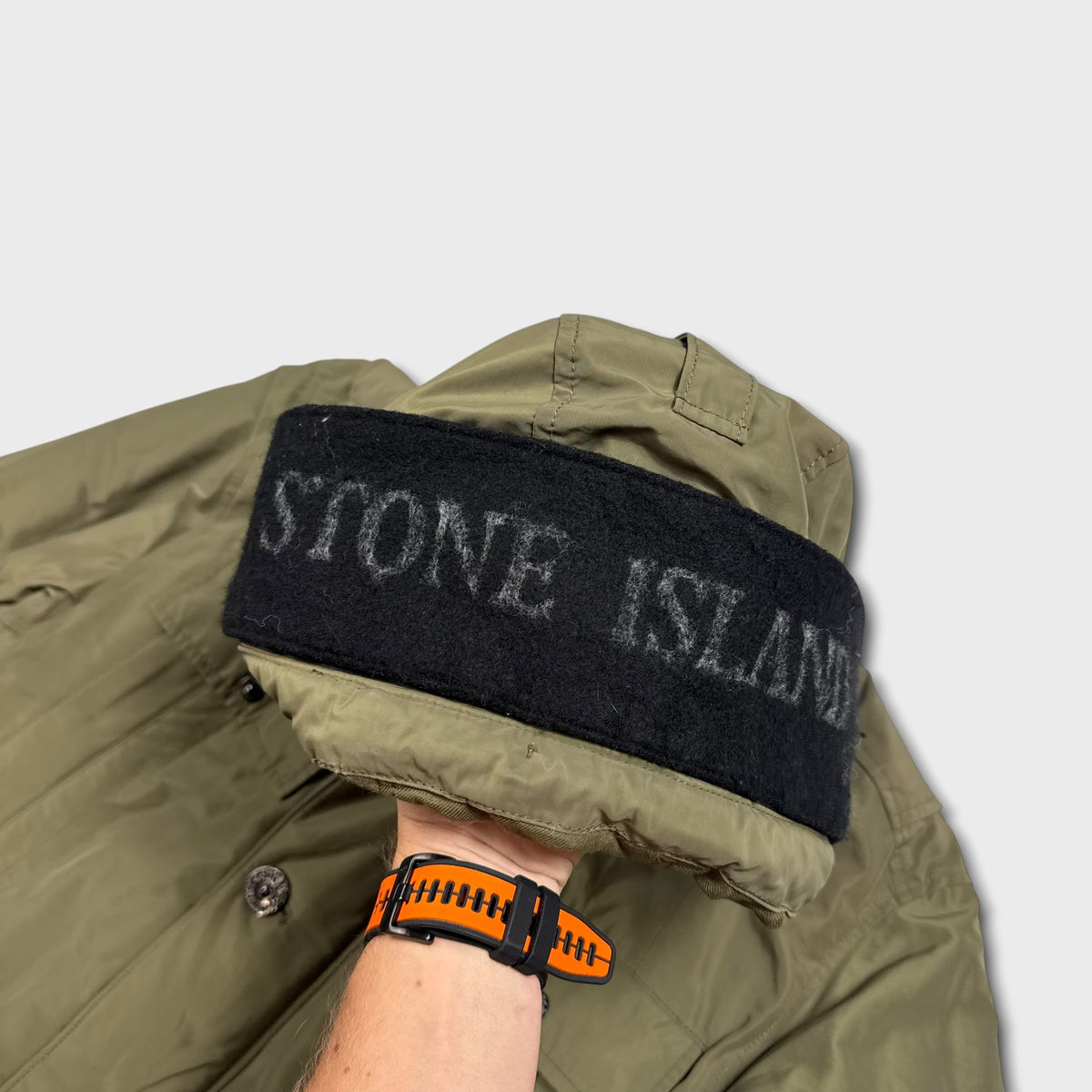 Stone Island Micro Reps Primaloft Insulation Technology Parka Jacket L