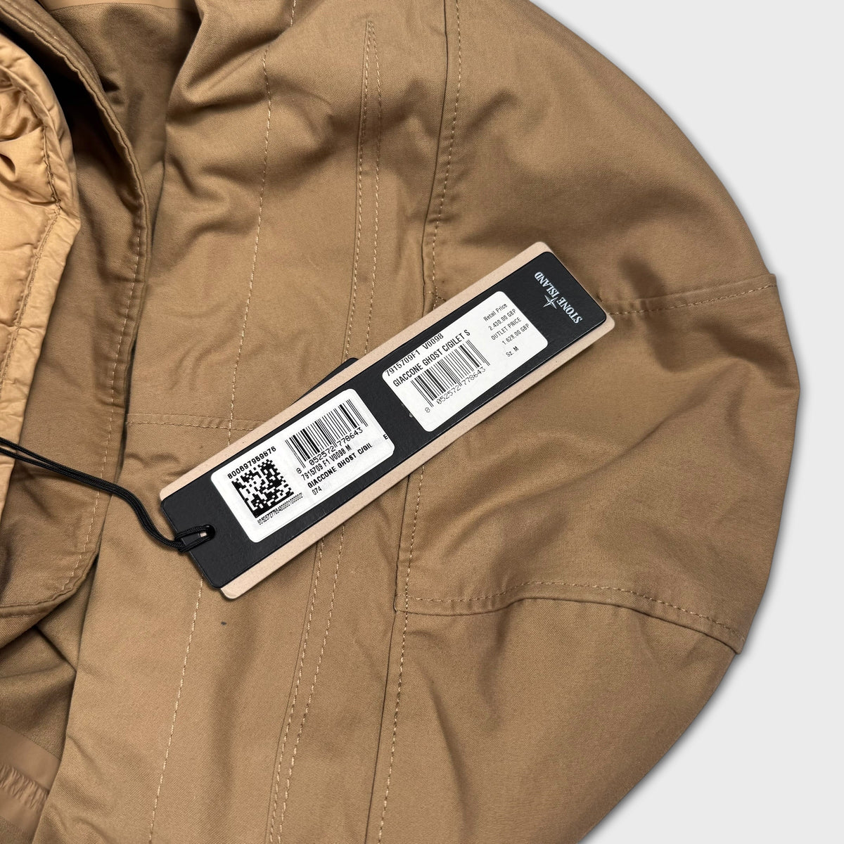 Stone Island 2025 O-Ventile Down Ghost Parka Jacket M
