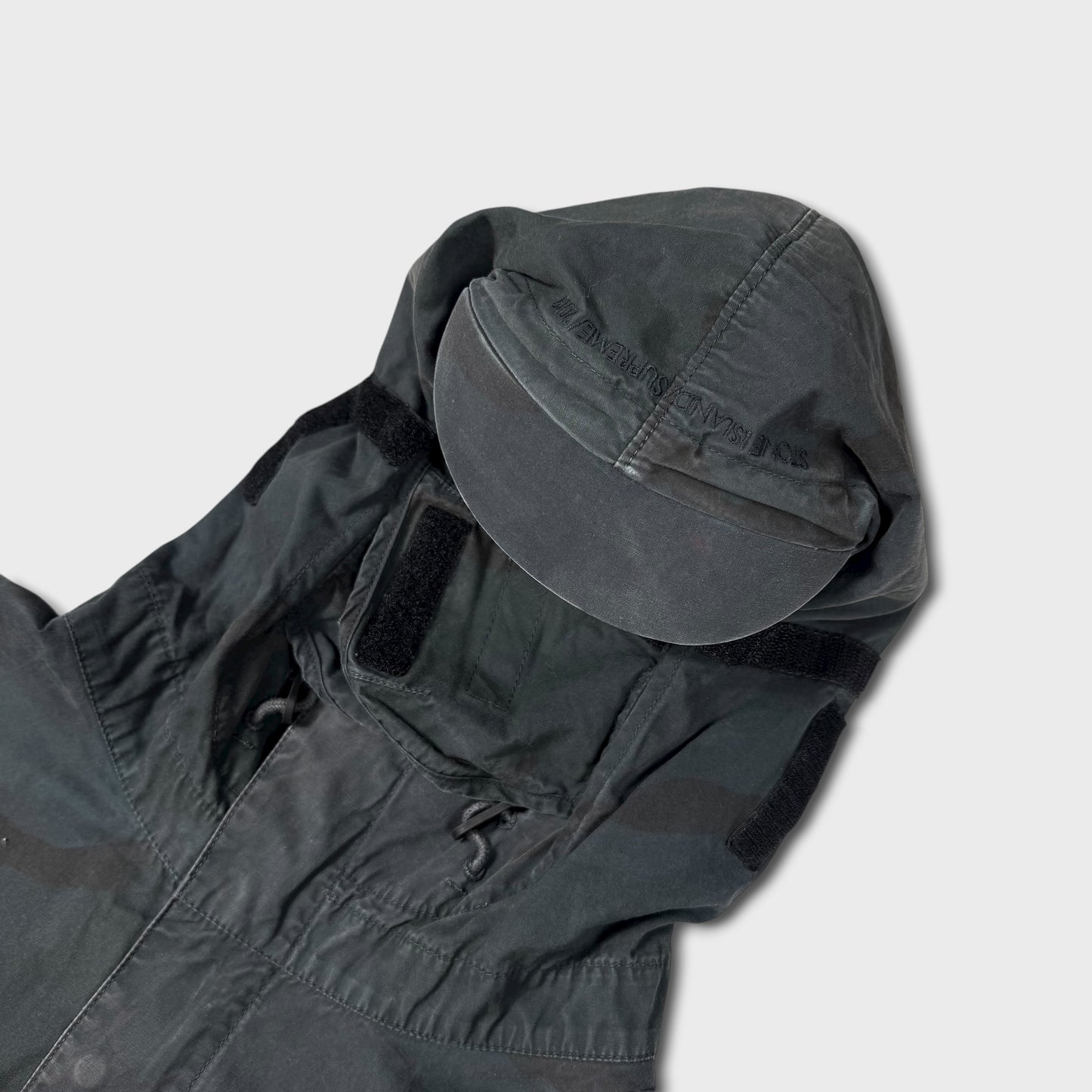 Stone Island x Supreme ‘Brushed Cottkon 2C Camo’ Riot Mask Jacket L