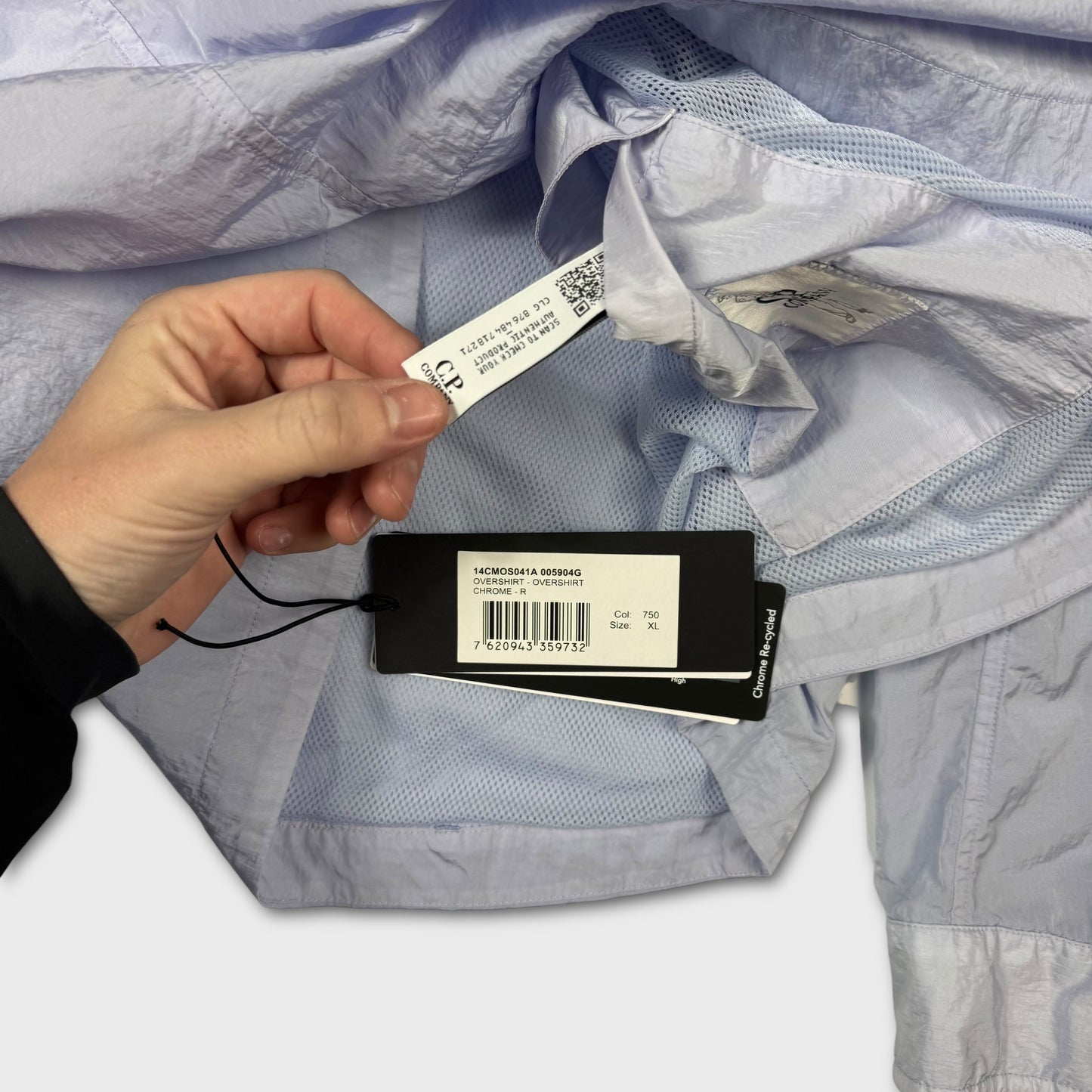 CP Company Lavender Chrome Lens Overshirt XL