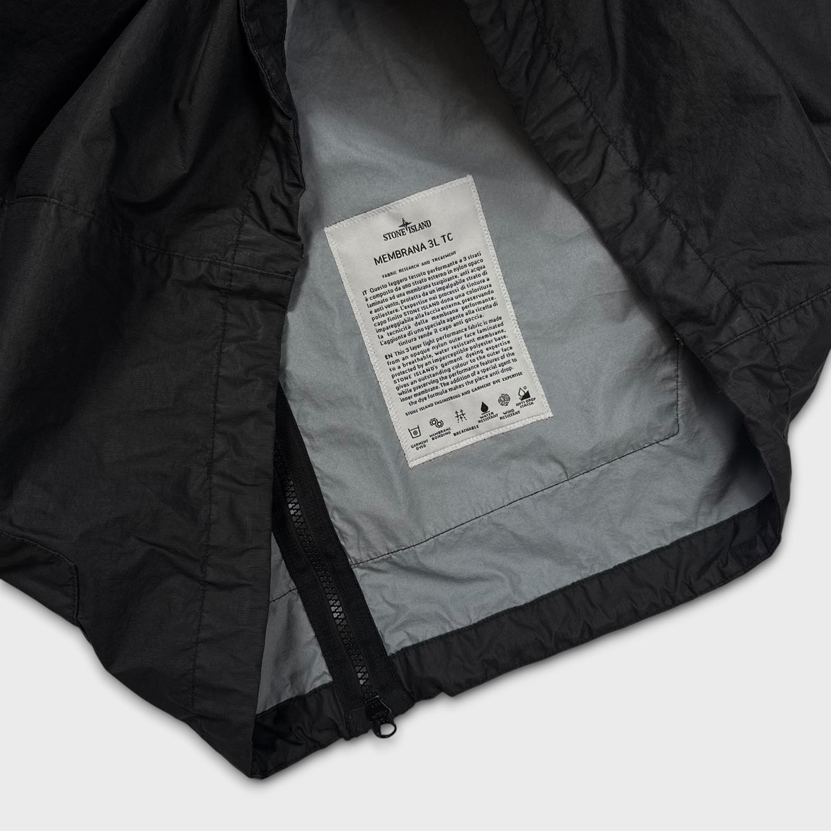 Stone Island Membrana 3L TC Hooded Jacket XL