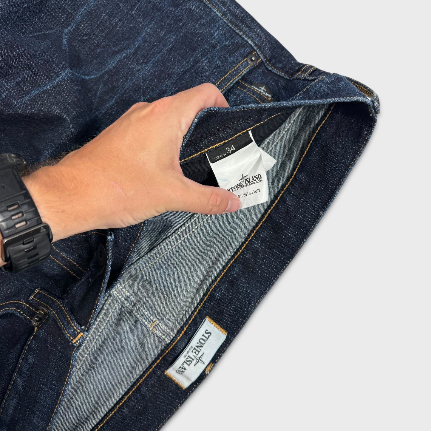 Stone Island Dark Blue Denim Jeans W34