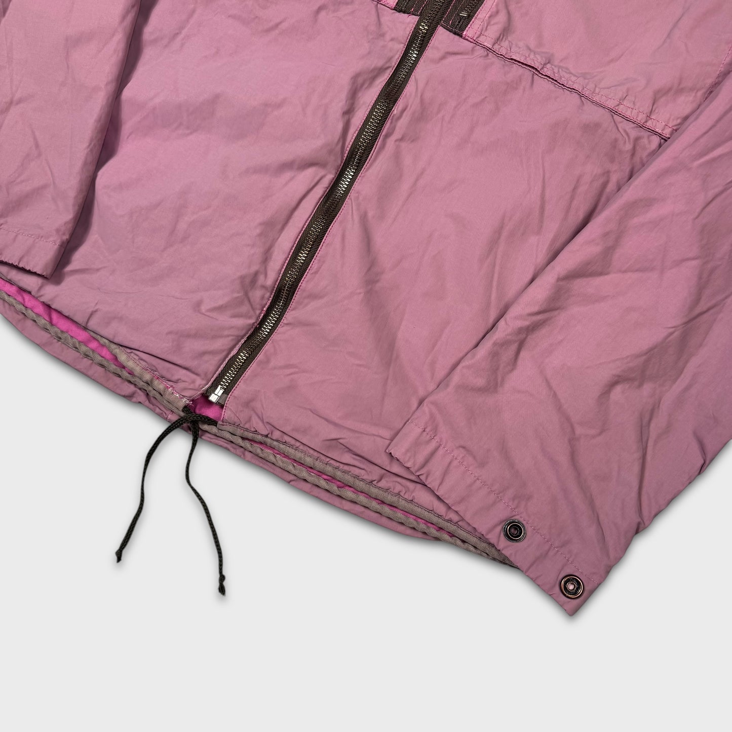 Stone Island Pink 2011 Tela Lined Hooded Jacket M
