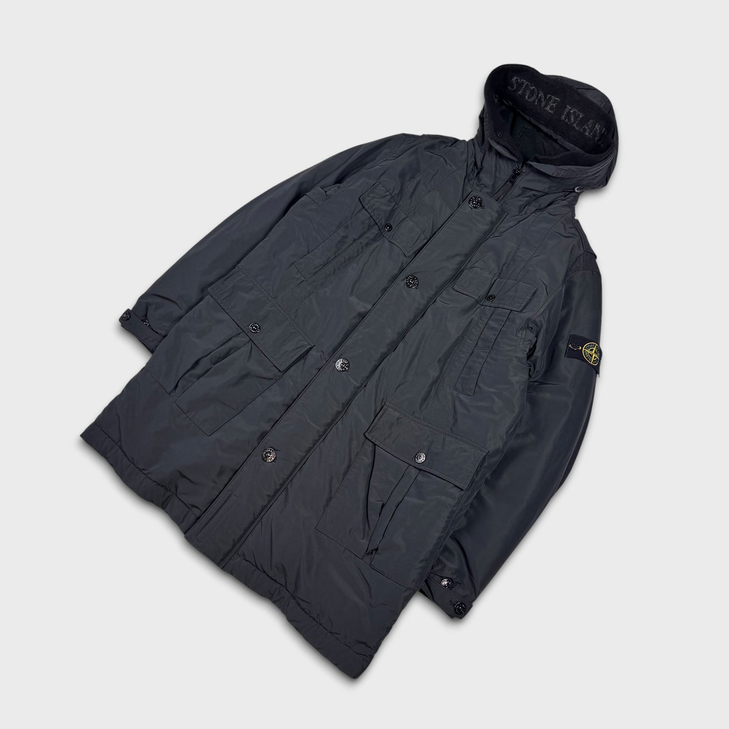 Stone Island Micro Reps Primaloft Insulation Technology Parka Jacket XL