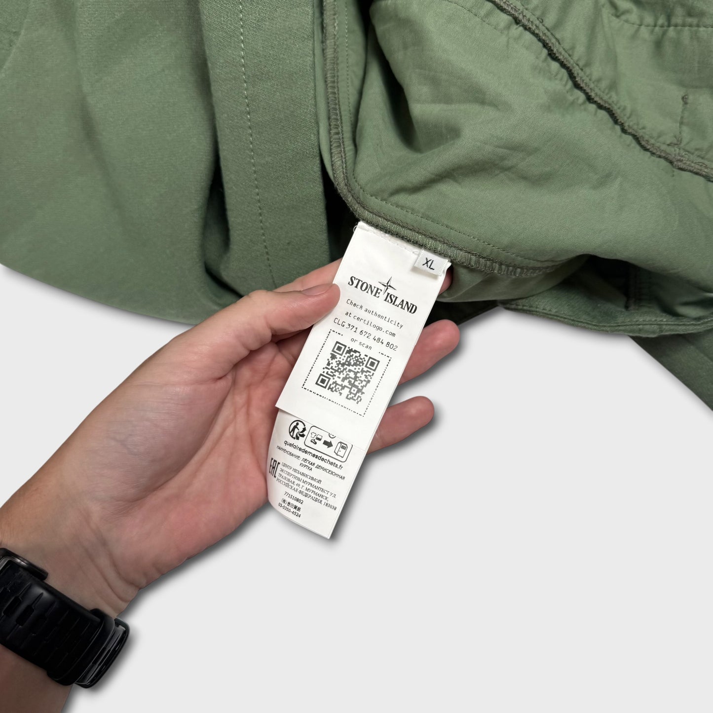 Stone Island Brushed Heavy Cotton Overshirt Jacket XL
