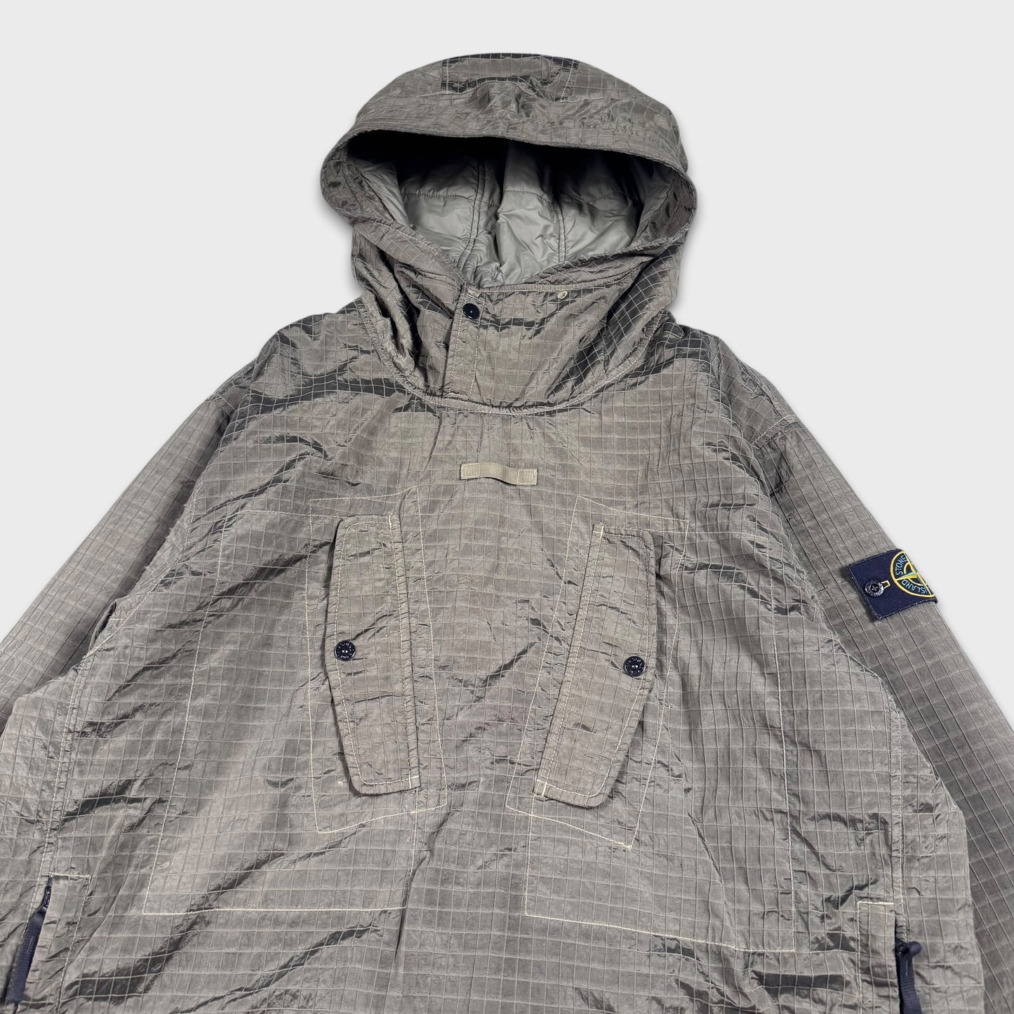 Stone Islans 2023 Macro Ripstop Nylon Metal With Primaloft TC Smock Jacket XL