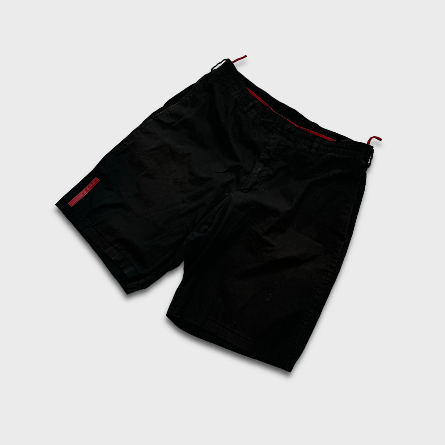 Prada Sport Lightweight Tela Cotton Shorts W30