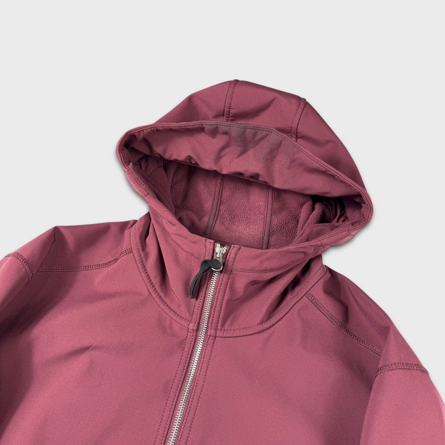 Stone Island Burgundy Soft Shell-R Jacket 3XL