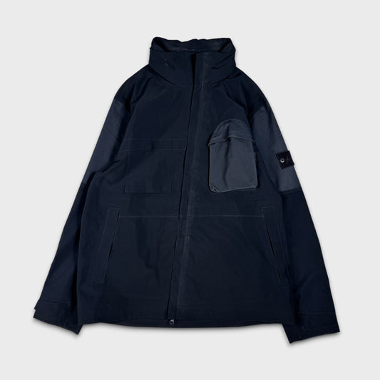 Stone Island Tank Shield Navy Ghost Piece Jacket XXL