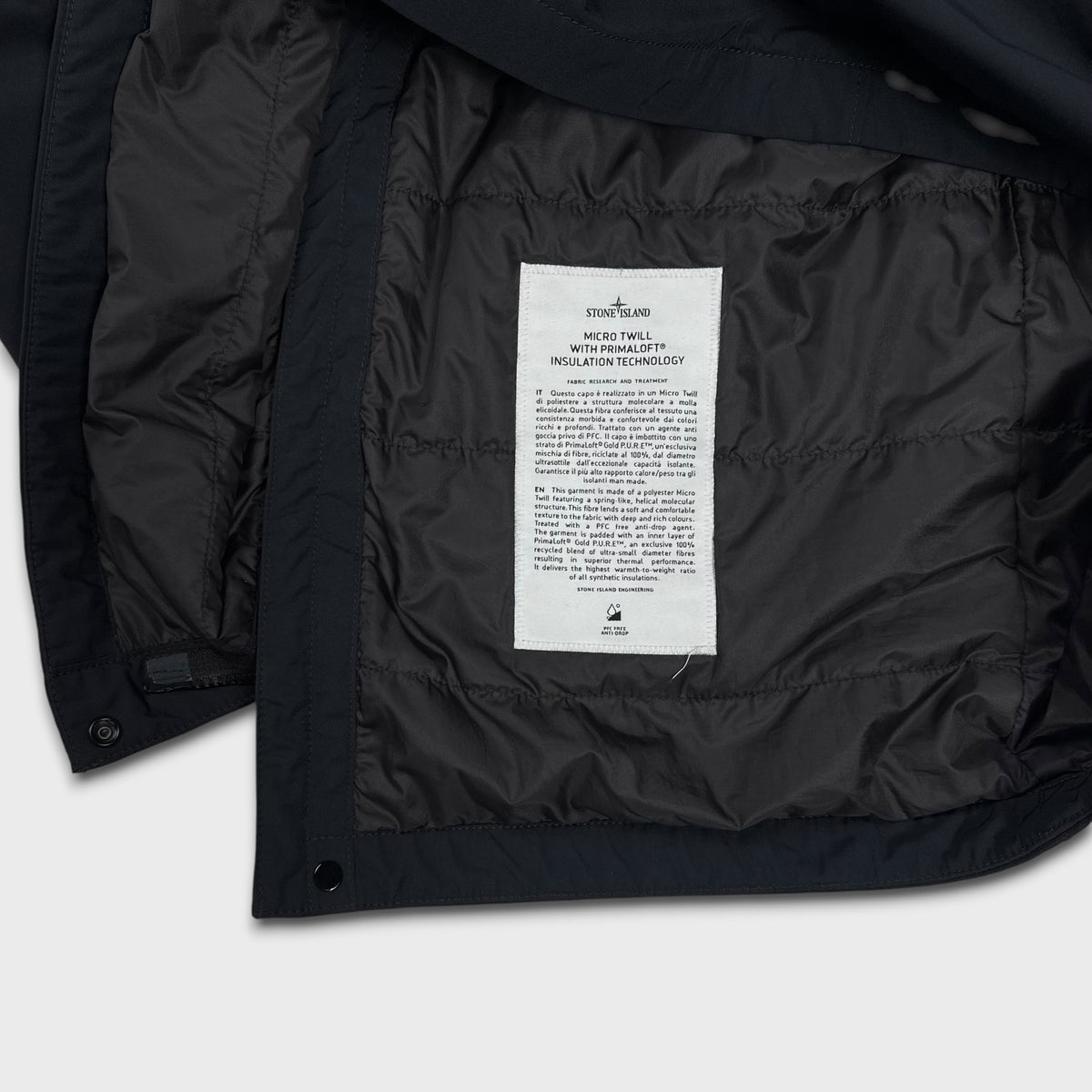 Stone Island Micro Twill W/ Primaloft Insulation Technology Jacket XXL
