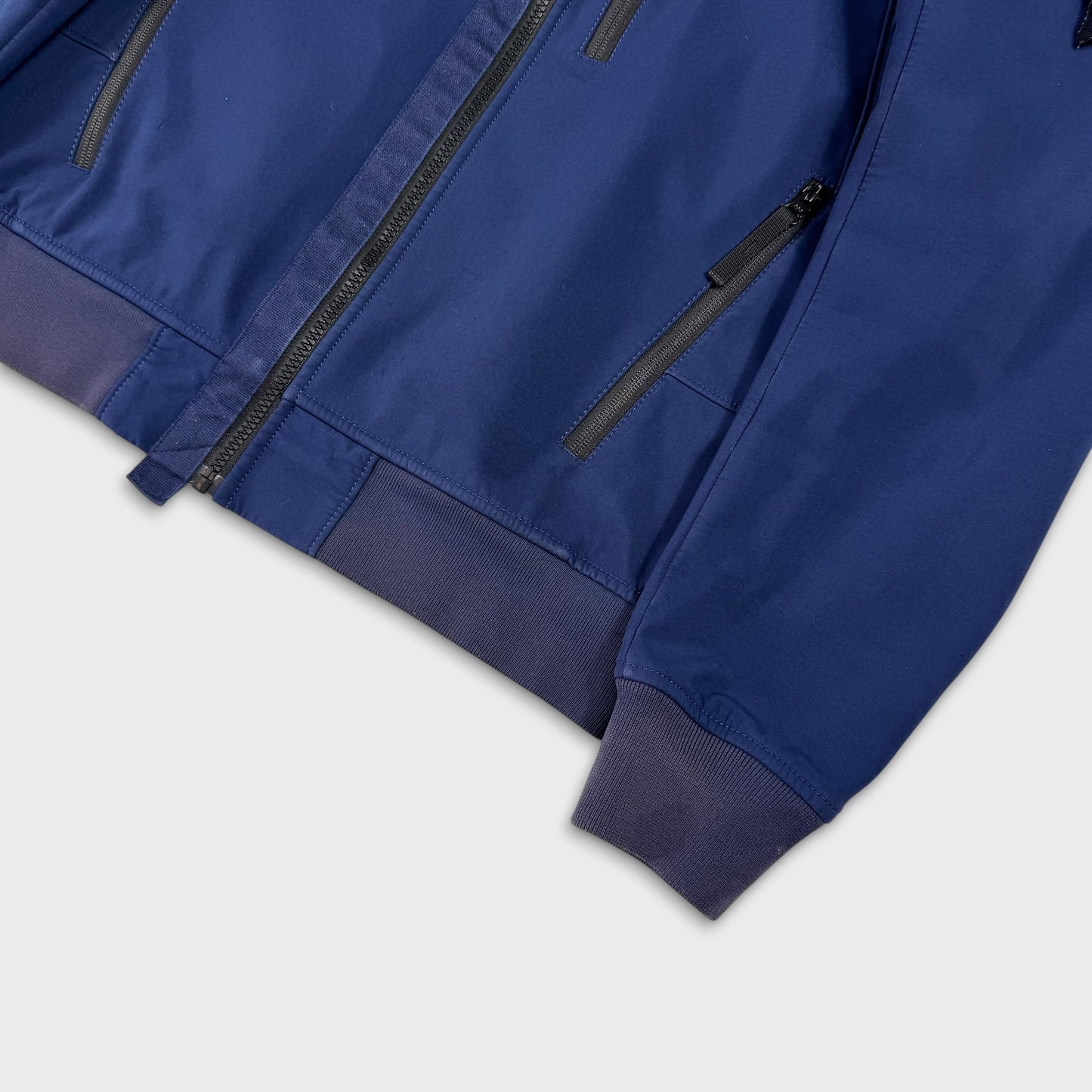 Stone Island Blue Soft Shell Jacket M
