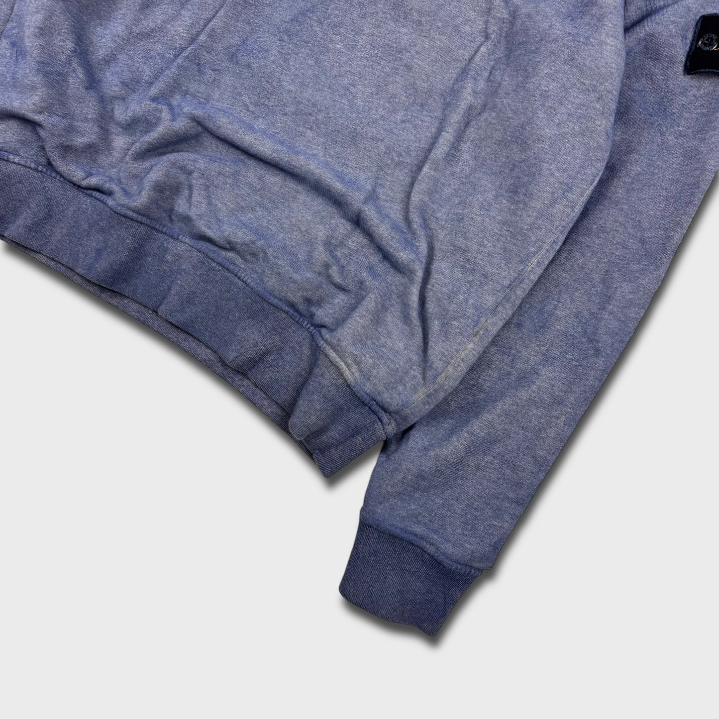 Stone Island Blue Dust Effect Crewneck M