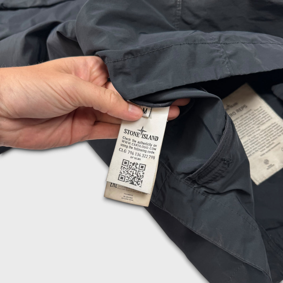 Stone Island Micro Reps Weather Resistant Nylon Jacket M