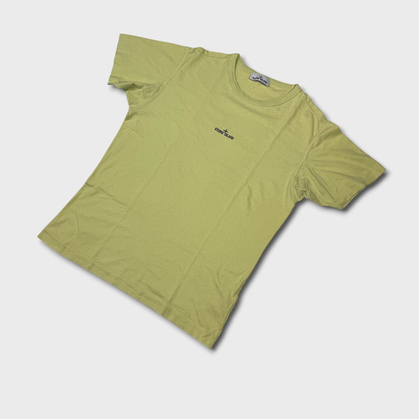 Stone Island Lime Yellow T-Shirt L
