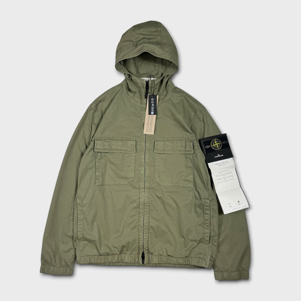 Stone Island Stretch Cotton Twill-TC Jacket BNWT M