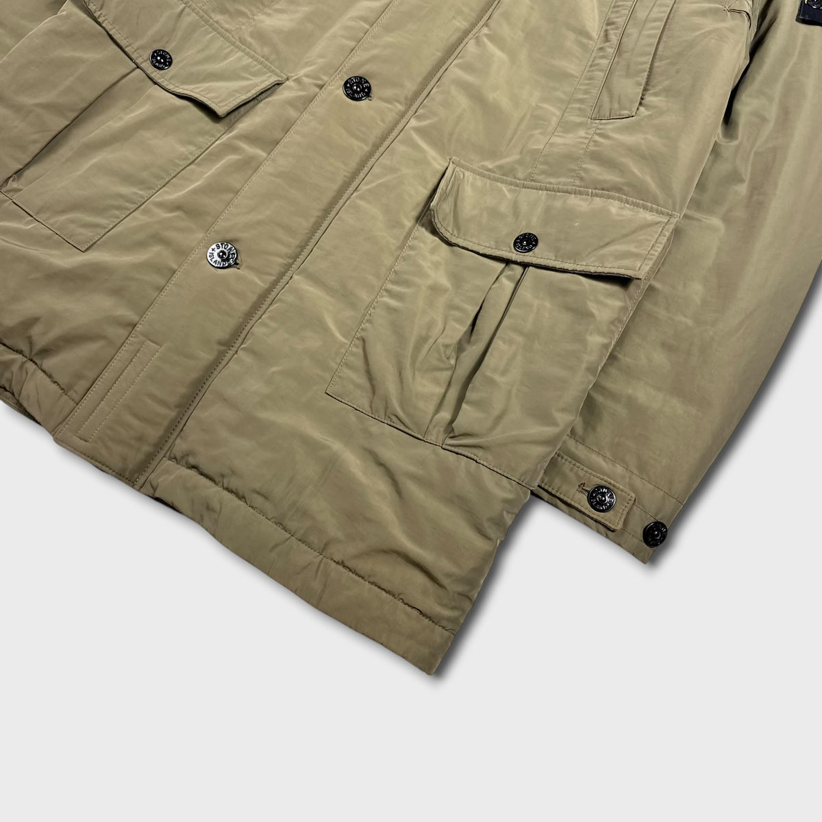 Stone Island Micro Reps Primaloft Insulation Technology Parka Jacket L