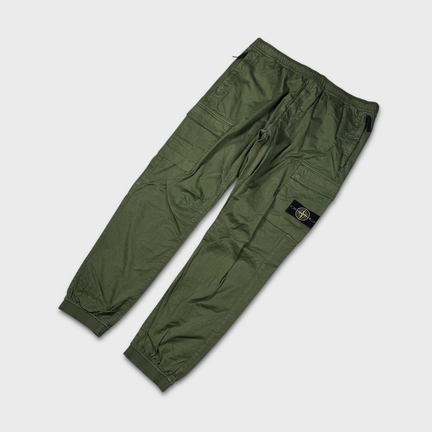 Stone Island Olive Cargo Pants W40