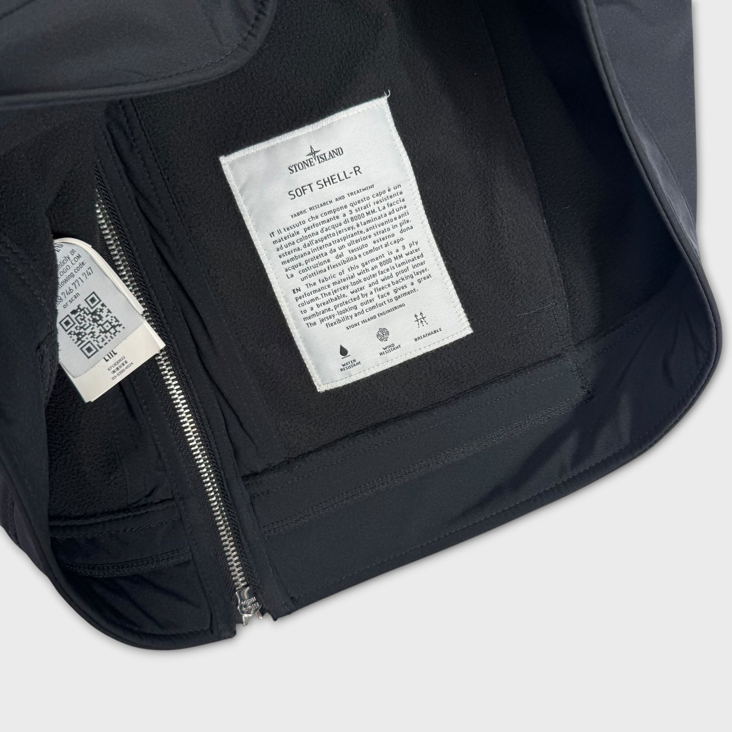 Stone Island Garment Dyed Soft Shell-R Jacket L